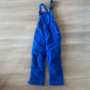 Kids Lands End Blue ski Bib Overalls